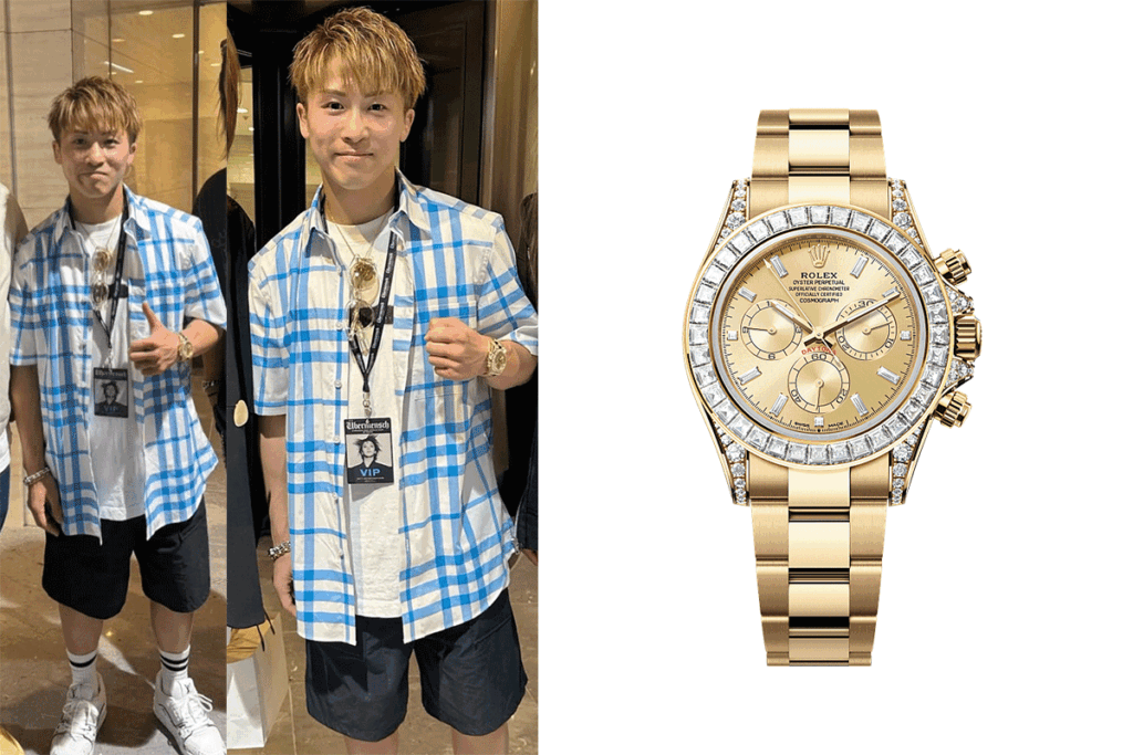 井上尚弥　ロレックス　コスモグラフデイトナ